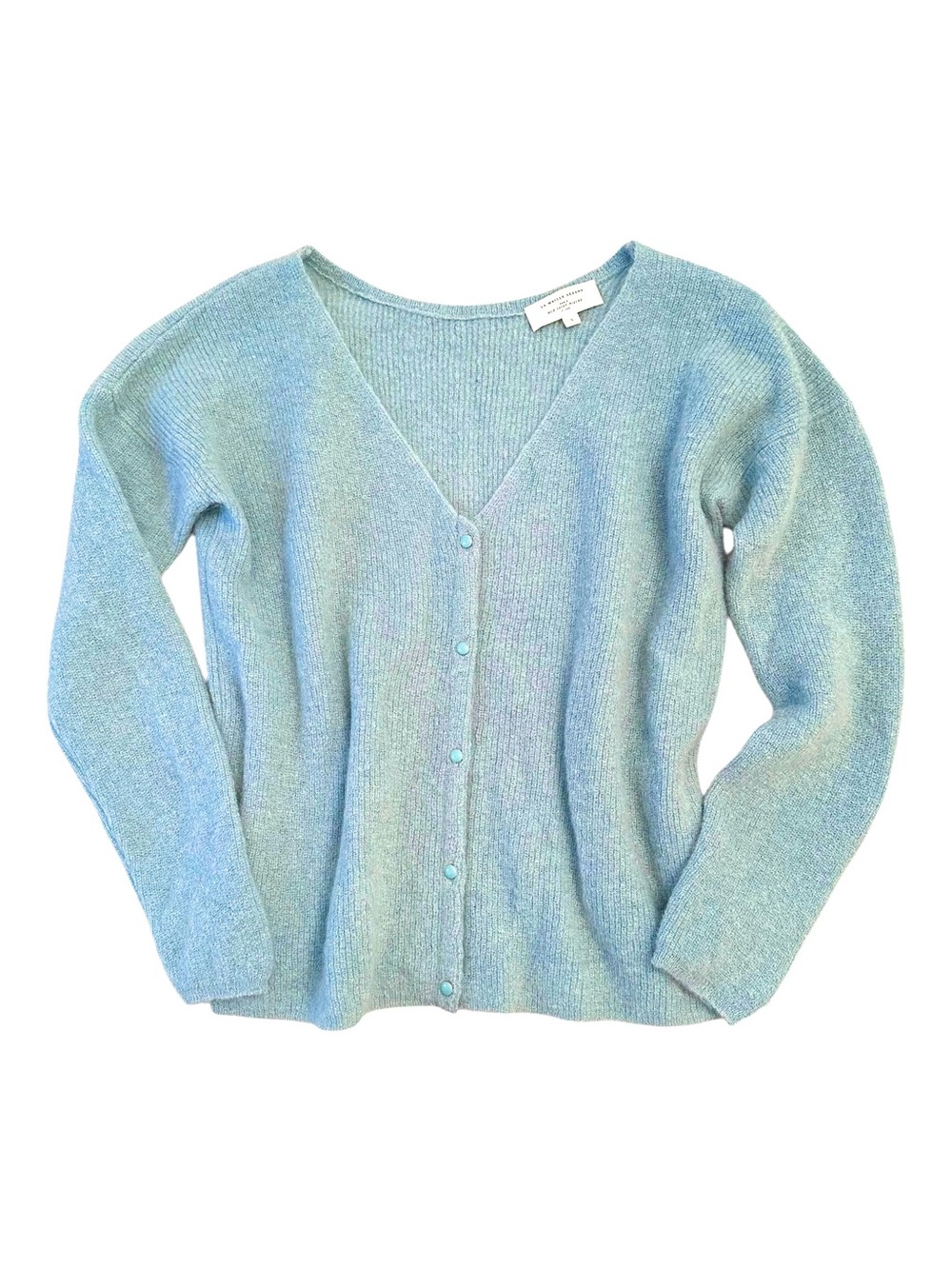 Sezane Barry Sweater Sea Green Alpaca Mohair size small